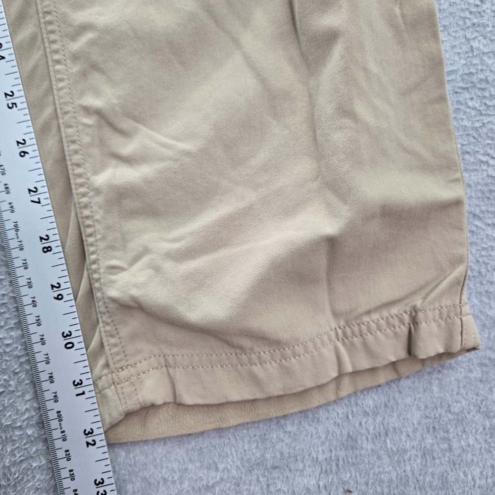 Duluth Men Pants XL Beige Cargo Pockets Nylon Hiking Mid Rise 32 in Inseam - Picture 5 of 12